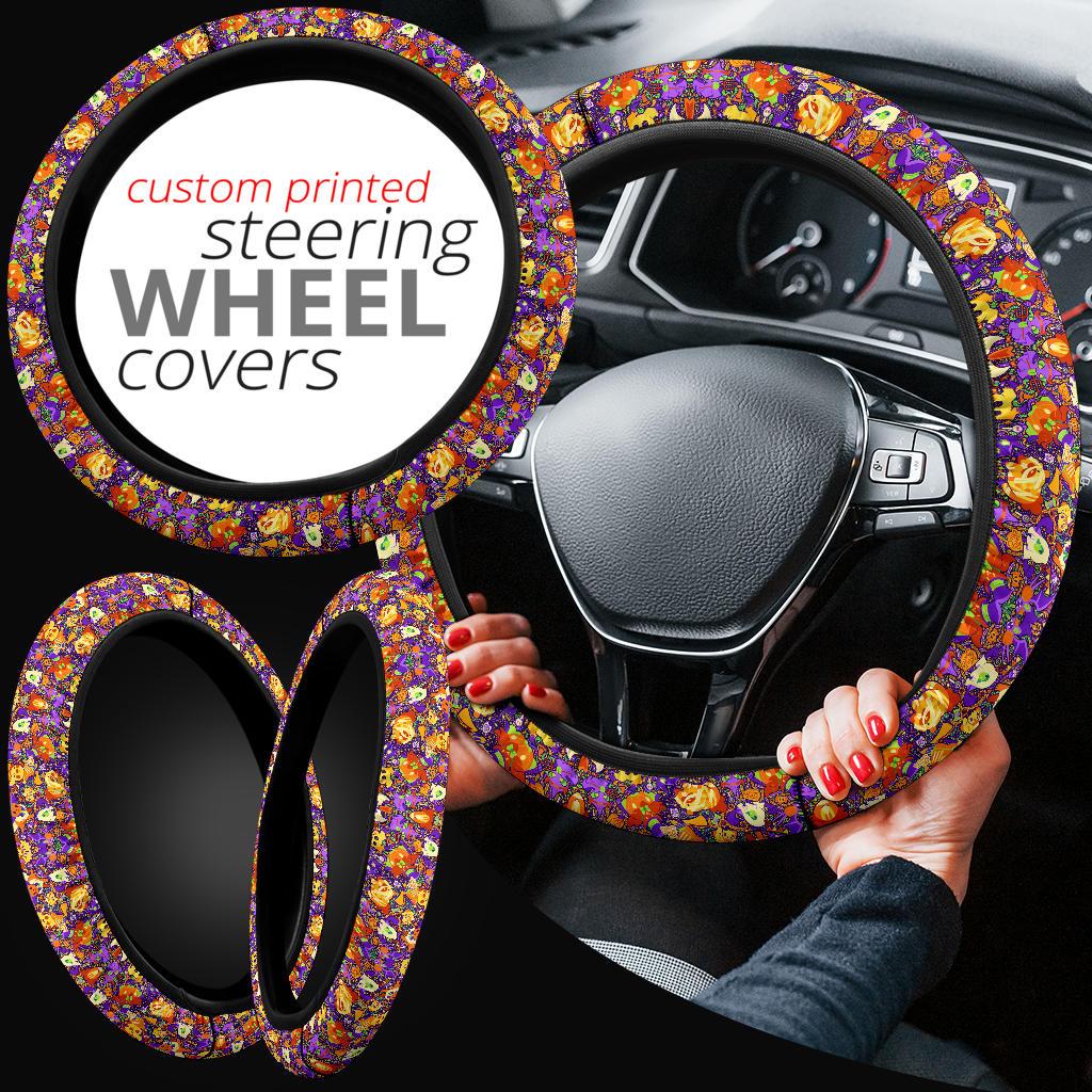 Pattern Halloween Car Steering Wheel Cover