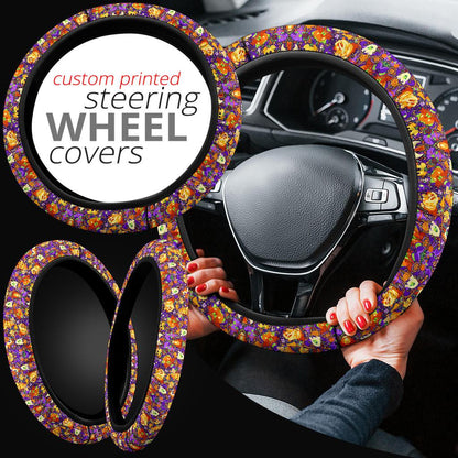 Pattern Halloween Car Steering Wheel Cover