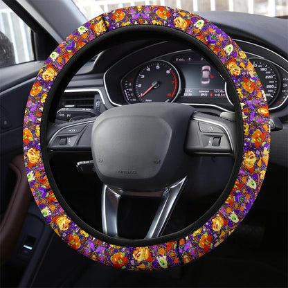 Pattern Halloween Car Steering Wheel Cover