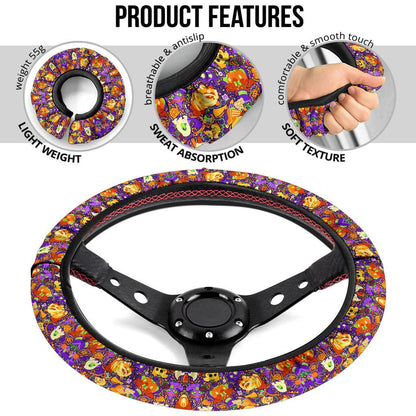 Pattern Halloween Car Steering Wheel Cover