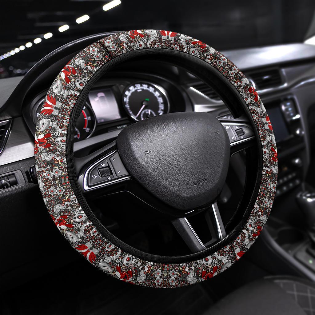 Pattern Rock Car Steering Wheel Cover