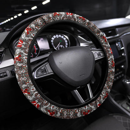 Pattern Rock Car Steering Wheel Cover
