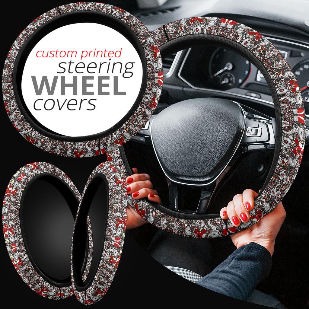 Pattern Rock Car Steering Wheel Cover