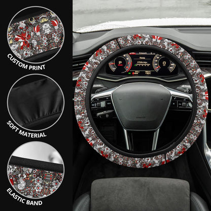 Pattern Rock Car Steering Wheel Cover