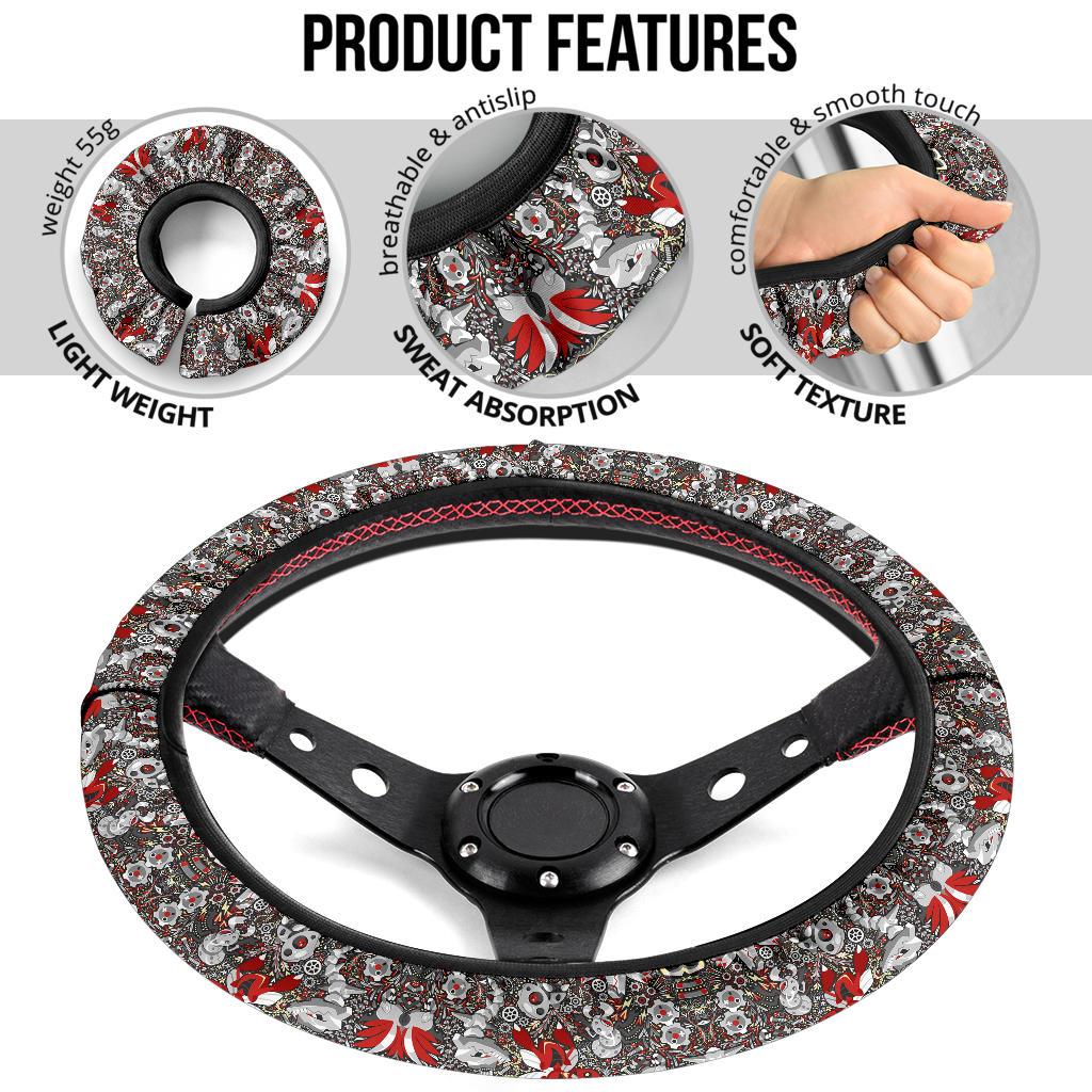 Pattern Rock Car Steering Wheel Cover