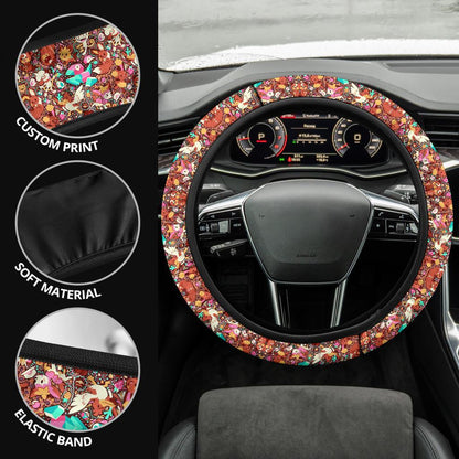 Pattern Style Car Steering Wheel Cover