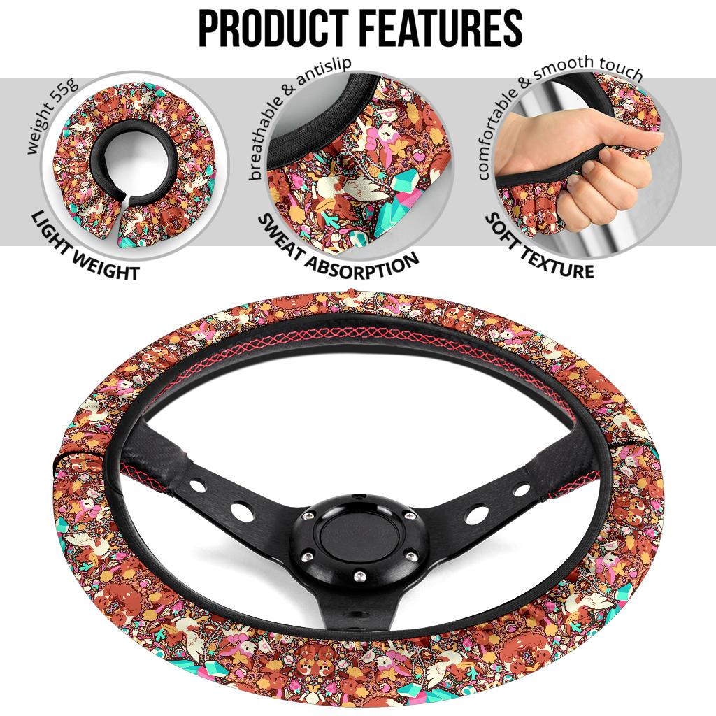 Pattern Style Car Steering Wheel Cover