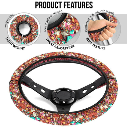 Pattern Style Car Steering Wheel Cover
