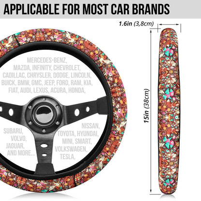 Pattern Style Car Steering Wheel Cover