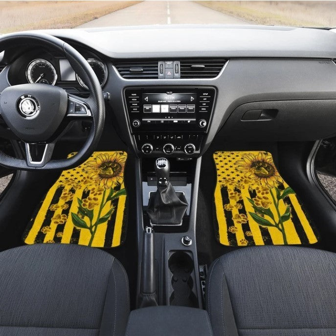 Paws Sunflower Car Floor Mats Custom You Are My Sunshine Car Accessories