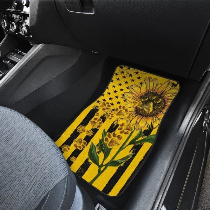 Paws Sunflower Car Floor Mats Custom You Are My Sunshine Car Accessories