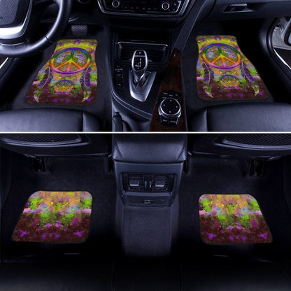 Peace Car Floor Mats Custom Dreamcatcher Beautiful Car Accessories