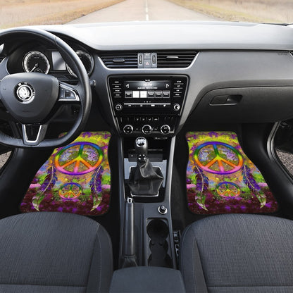 Peace Car Floor Mats Custom Dreamcatcher Beautiful Car Accessories