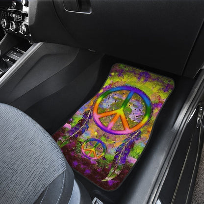 Peace Car Floor Mats Custom Dreamcatcher Beautiful Car Accessories