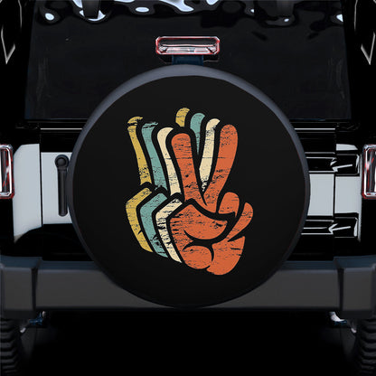 Peace Sign Spare Tire Cover