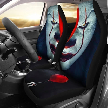 Pennywise Face It Car Seat Covers Horror Movies Fan Universal Fit 194801