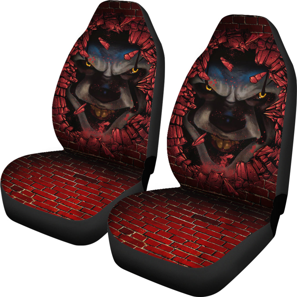 Pennywise Horror Break Wall Car Seat Covers