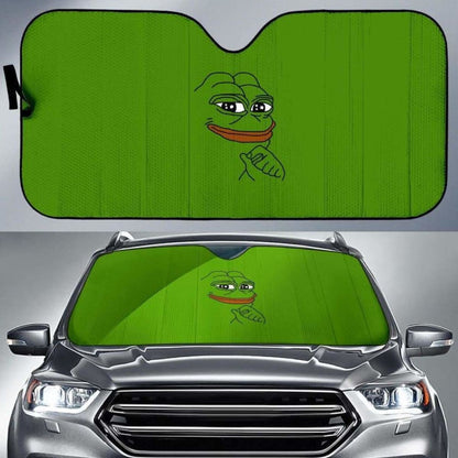 Pepe Meme Funny Auto Sun Shades 918b Universal Fit