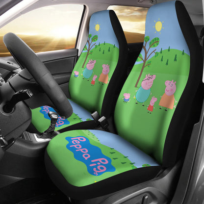 Peppa Pig Car Seat Covers Custom For Fans Ci221213-05