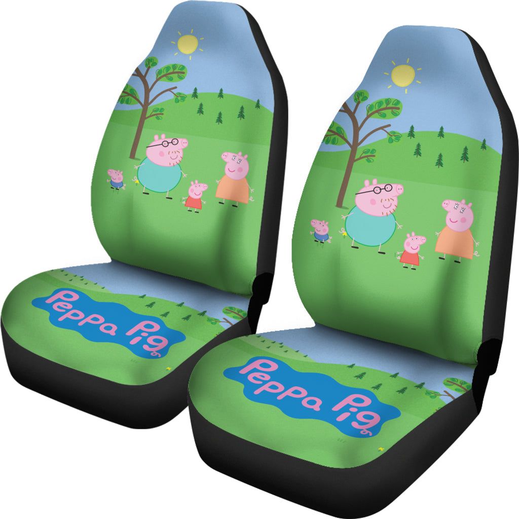 Peppa Pig Car Seat Covers Custom For Fans Ci221213-05