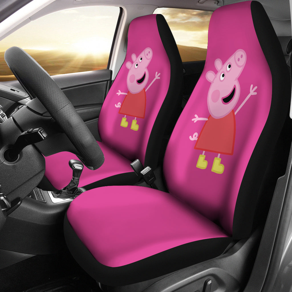 Peppa Pig Car Seat Covers Custom For Fans Ci221213-04