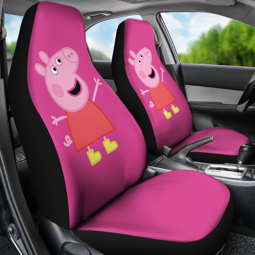 Peppa Pig Car Seat Covers Custom For Fans Ci221213-04