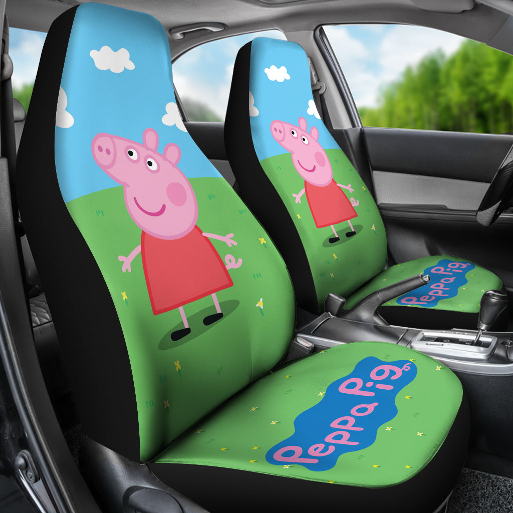 Peppa Pig Car Seat Covers Custom For Fans Ci221213-03