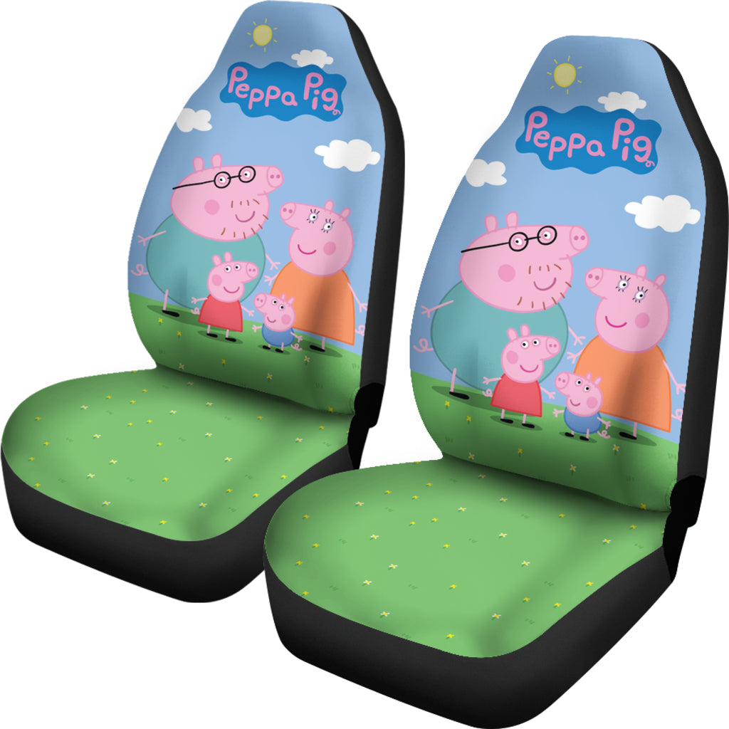 Peppa Pig Car Seat Covers Custom For Fans Ci221213-02