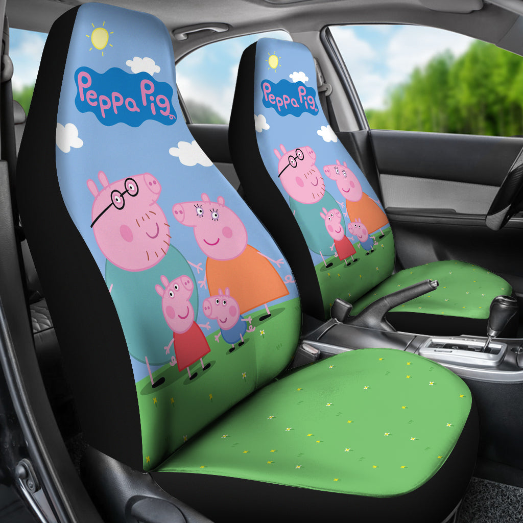 Peppa Pig Car Seat Covers Custom For Fans Ci221213-02