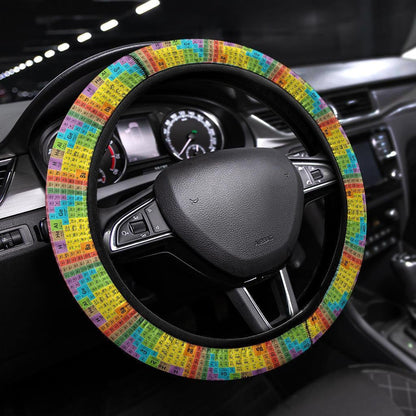 Periodic Table of Elements Anime Steering Wheel Cover