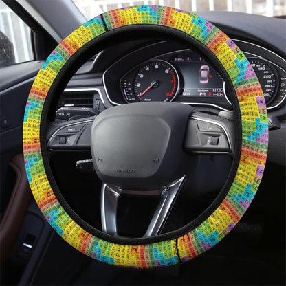 Periodic Table of Elements Anime Steering Wheel Cover