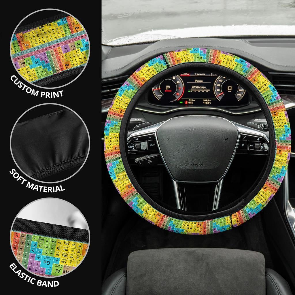 Periodic Table of Elements Anime Steering Wheel Cover