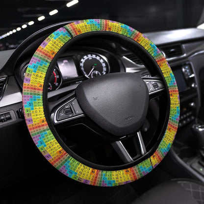 Periodic Table of Elements Anime Steering Wheel Cover