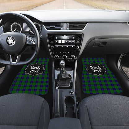 Personalized Armstrong Tartan Car Floor Mats Custom Name Car Accessories