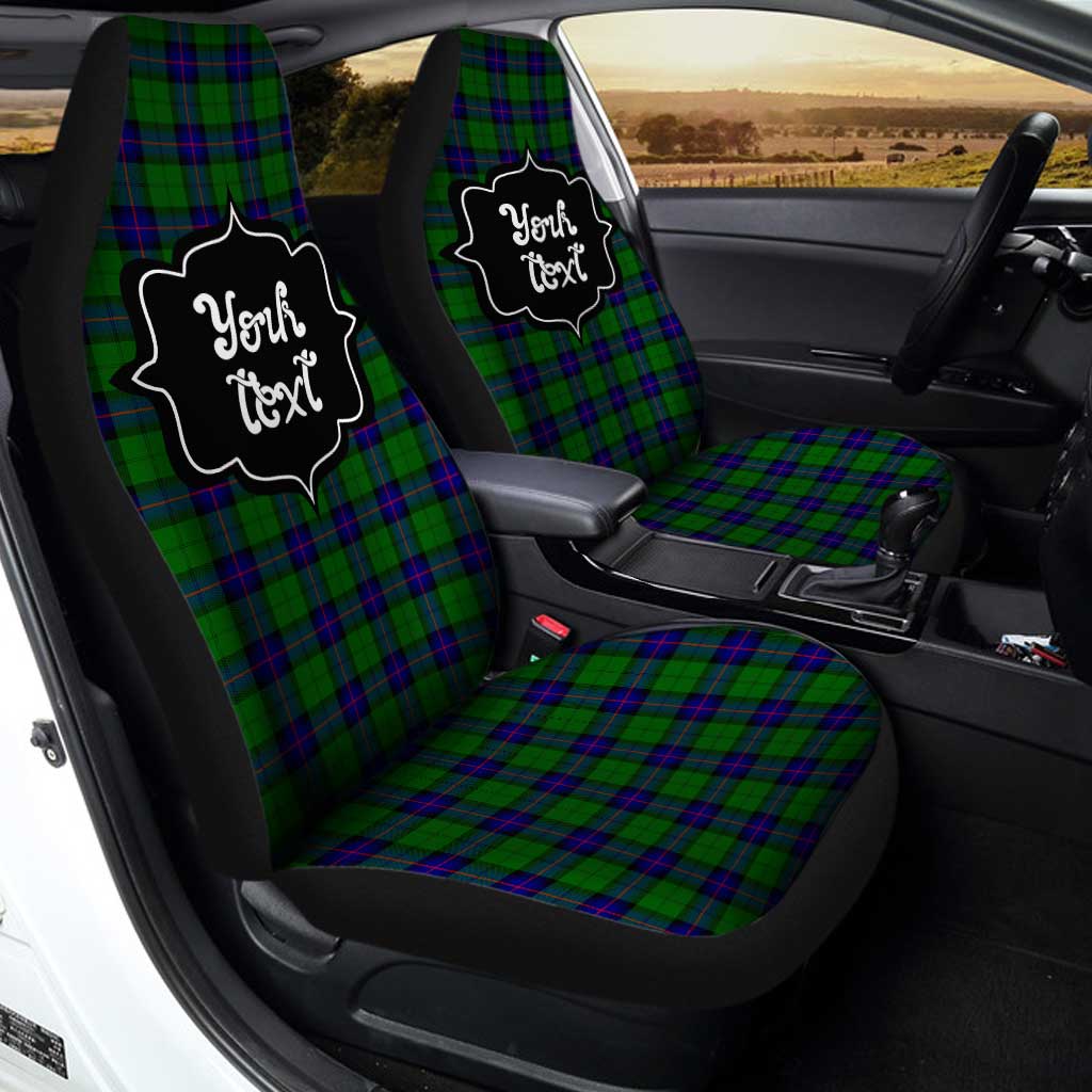 Personalized Armstrong Tartan Car Seat Covers Custom Name Car Accessories