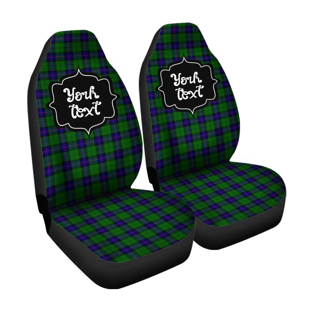 Personalized Armstrong Tartan Car Seat Covers Custom Name Car Accessories