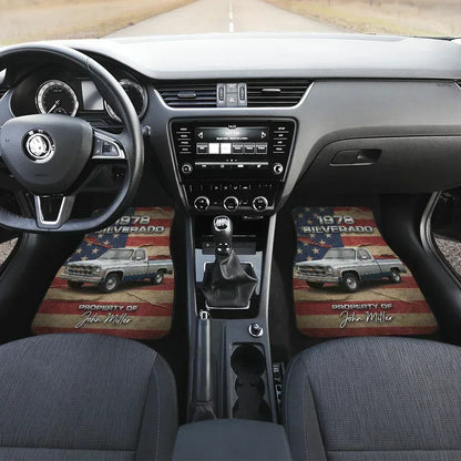 USA Flag Custom Floor Mats for Cars | PersonalizedFury - PersonalizedFury