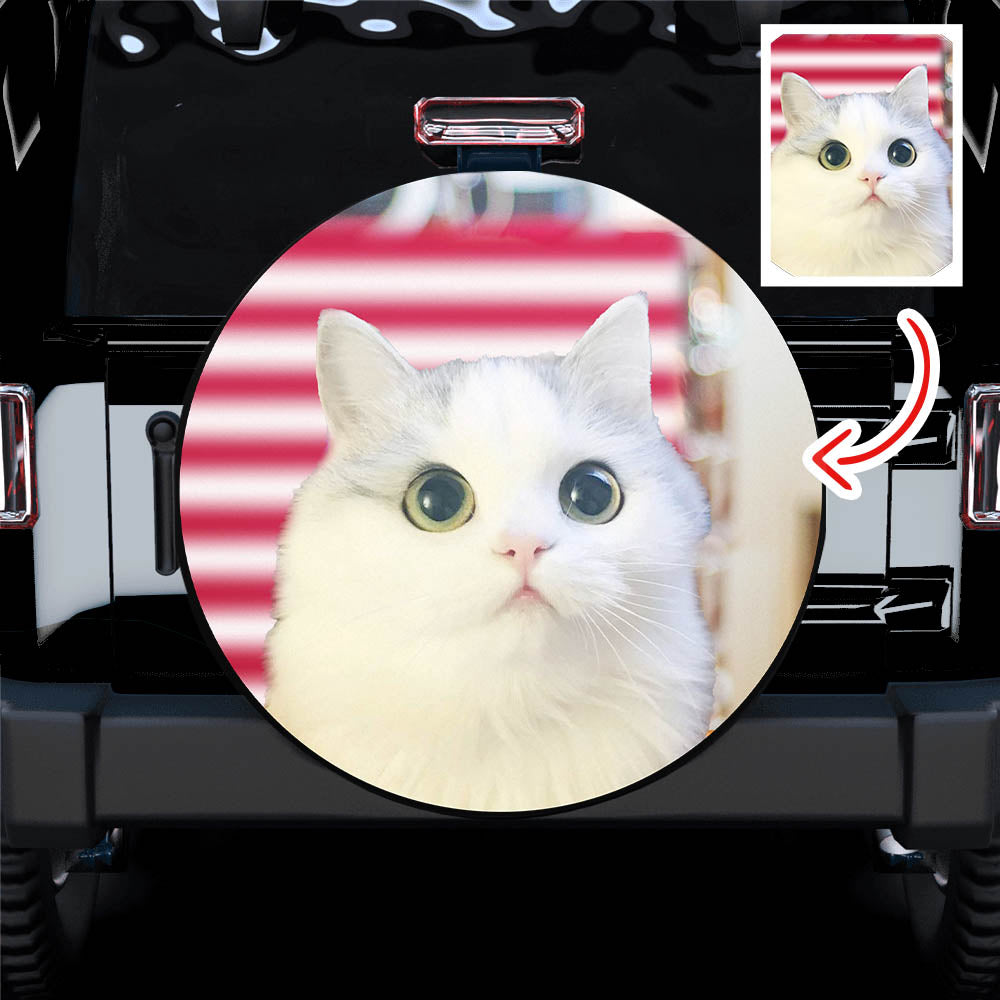 Personalized Custom Cat Funny Spare Tire Cover
