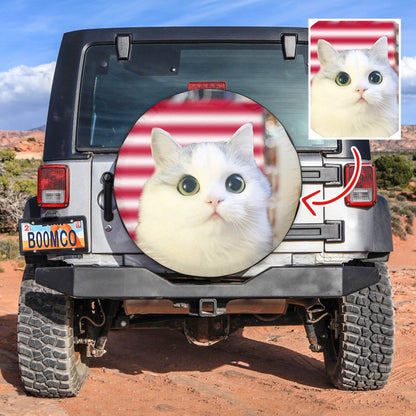 Personalized Custom Cat Funny Spare Tire Cover
