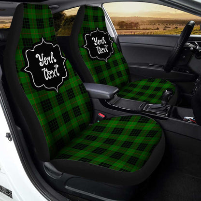 Personalized Gunn Tartan Car Seat Covers Custom Name Car Accessories