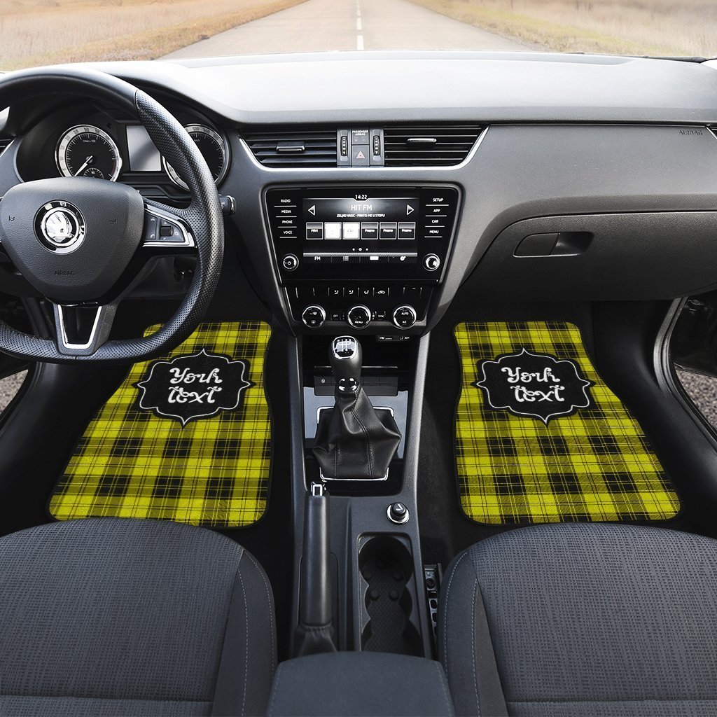 Personalized MacLachlan Tartan Car Floor Mats Custom Name Car Accessories