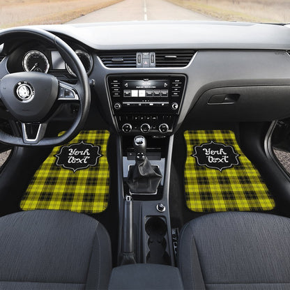 Personalized MacLachlan Tartan Car Floor Mats Custom Name Car Accessories