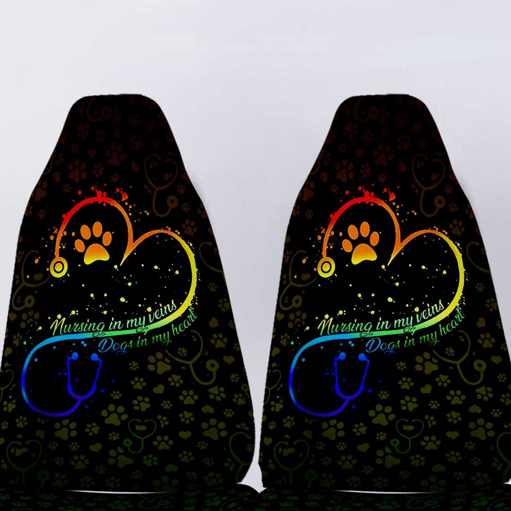 Personalized Nurse Car Seat Covers Custom Nurse Name Car Accessories