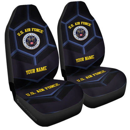 Personalized U.S. Air Force Military Car Seat Covers Custom Name Car Accessories
