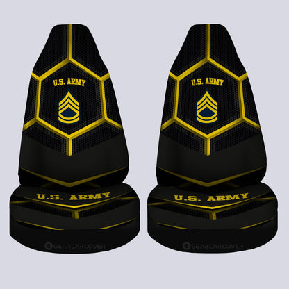 Personalized U.S Army Veterans Car Seat Covers Customized Name US Military Car Accessories