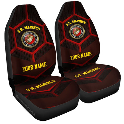 Personalized U.S. Marine Corps Car Seat Covers Military Car Accessories