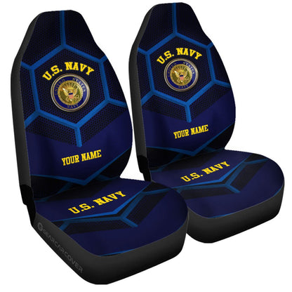 Personalized U.S. Navy Military Car Seat Covers Custom Name Car Accessories