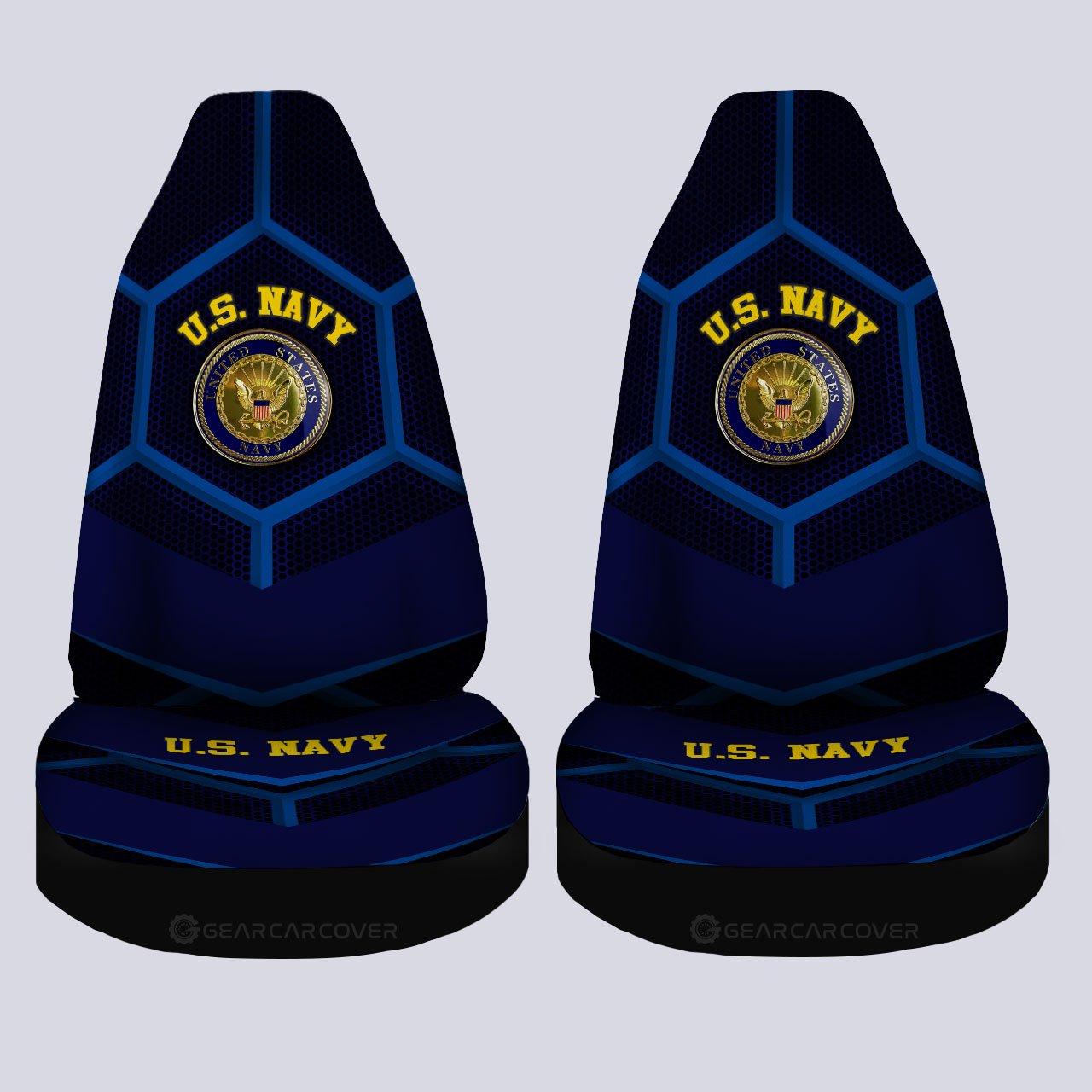 Personalized U.S. Navy Military Car Seat Covers Custom Name Car Accessories