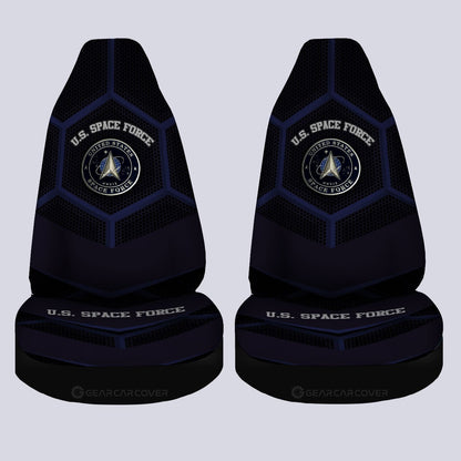 Personalized U.S. Space Force Military Car Seat Covers Custom Name Car Accessories