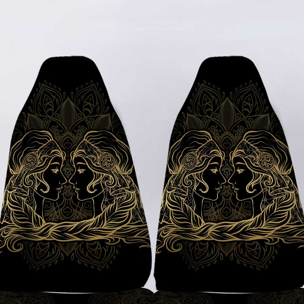 Personalized Zodiac Sign Gemini Car Seat Covers Custom Gemini Car Accessories